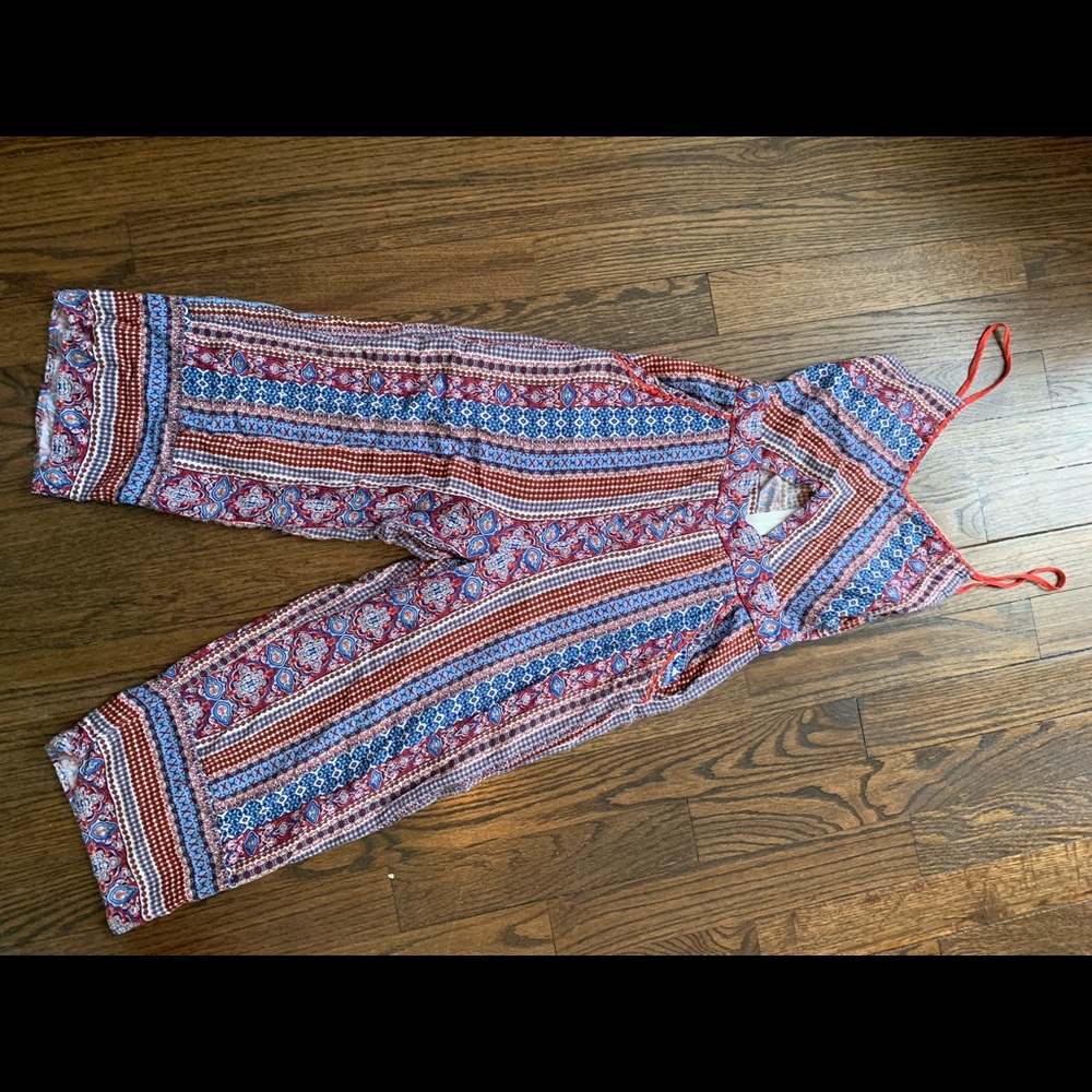 Boho jumpsuit with cutout
